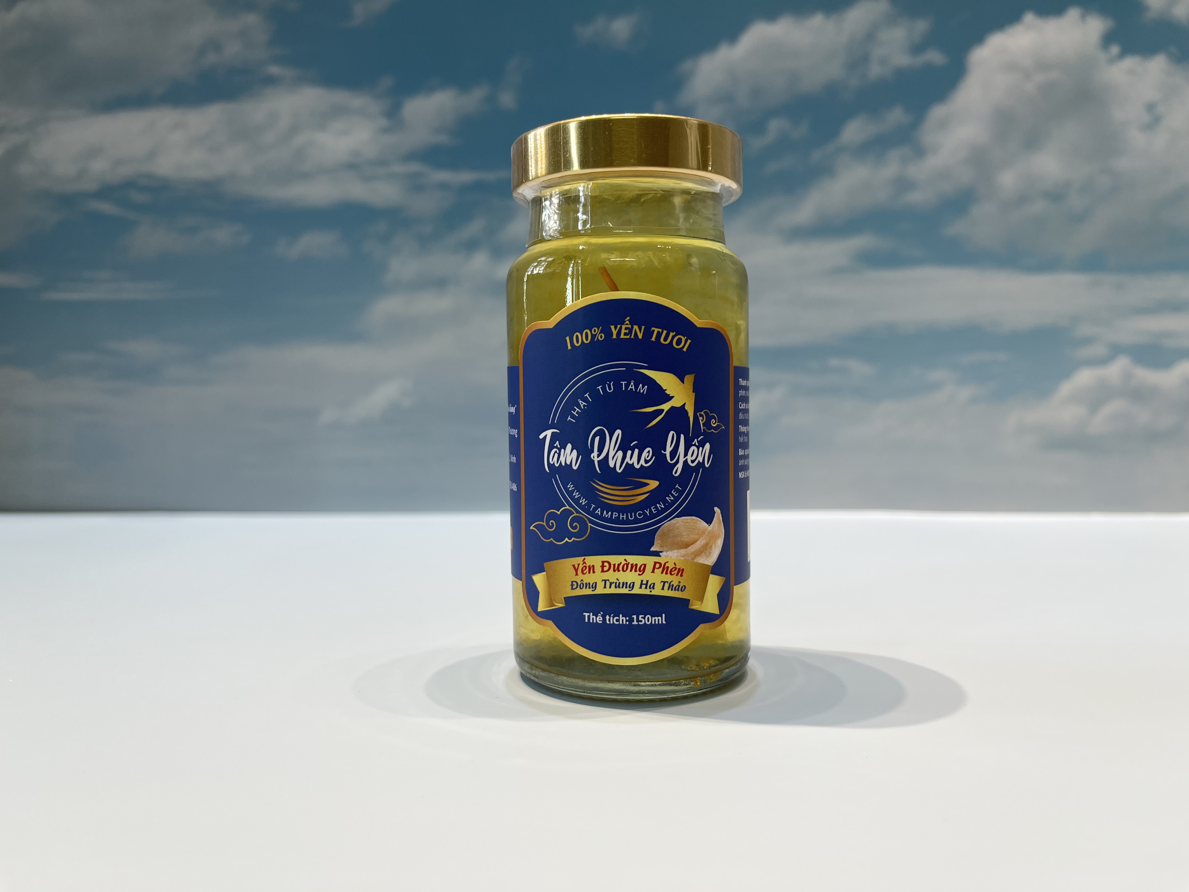 100% yến 150ml-Đông Trùng Hạ Thảo