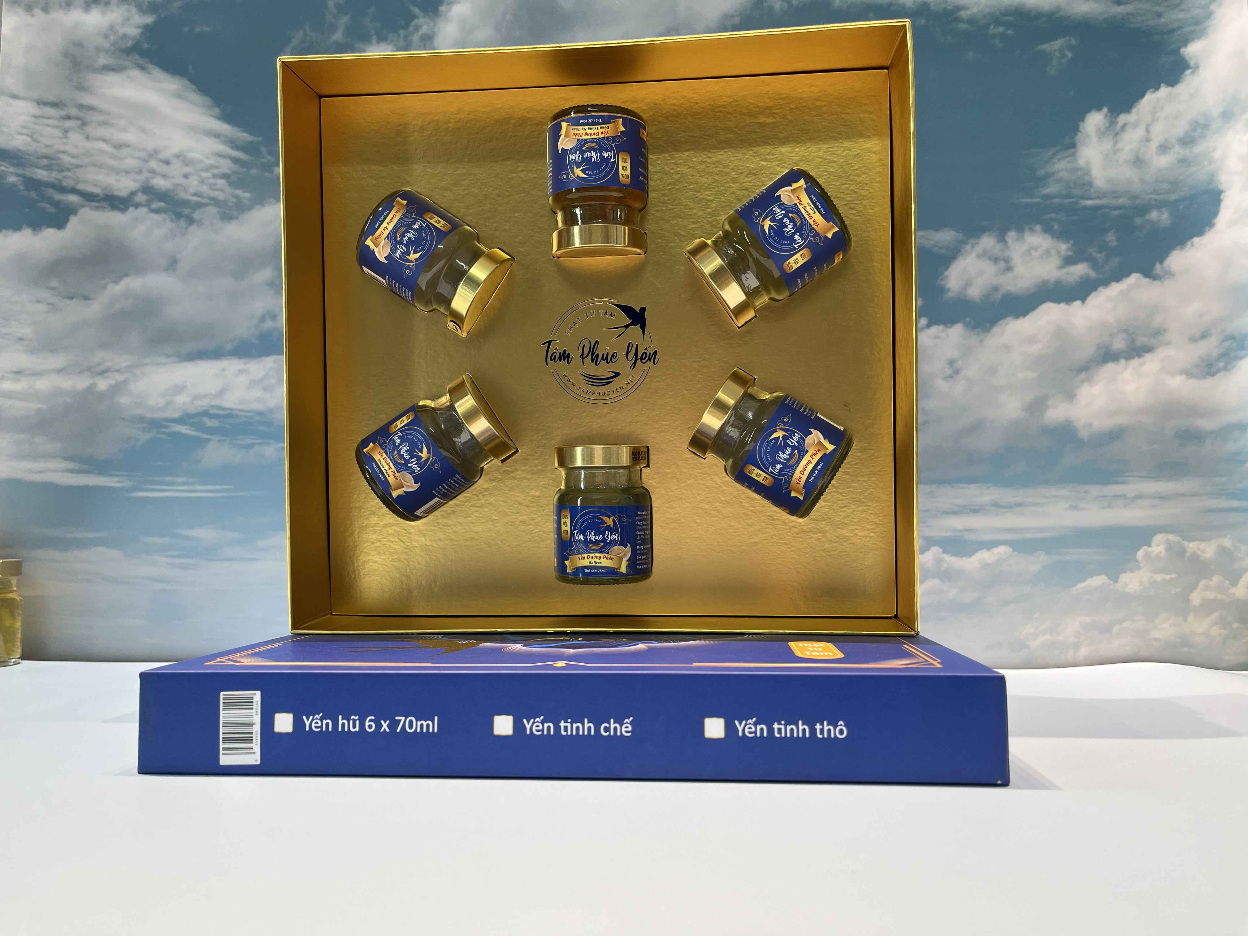 Set 6 hũ yến 100% yến tươi
